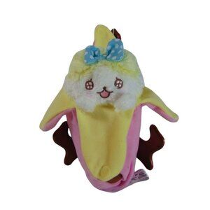 Bananya Funko Crunchyroll  Plushie Plush Pink Blue Polka Dot Cat Kitty 10" 2020